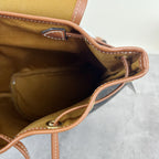 Celine FOLCO logo-print calf leather mini backpack Brown Backpack 197662CAS.04LU