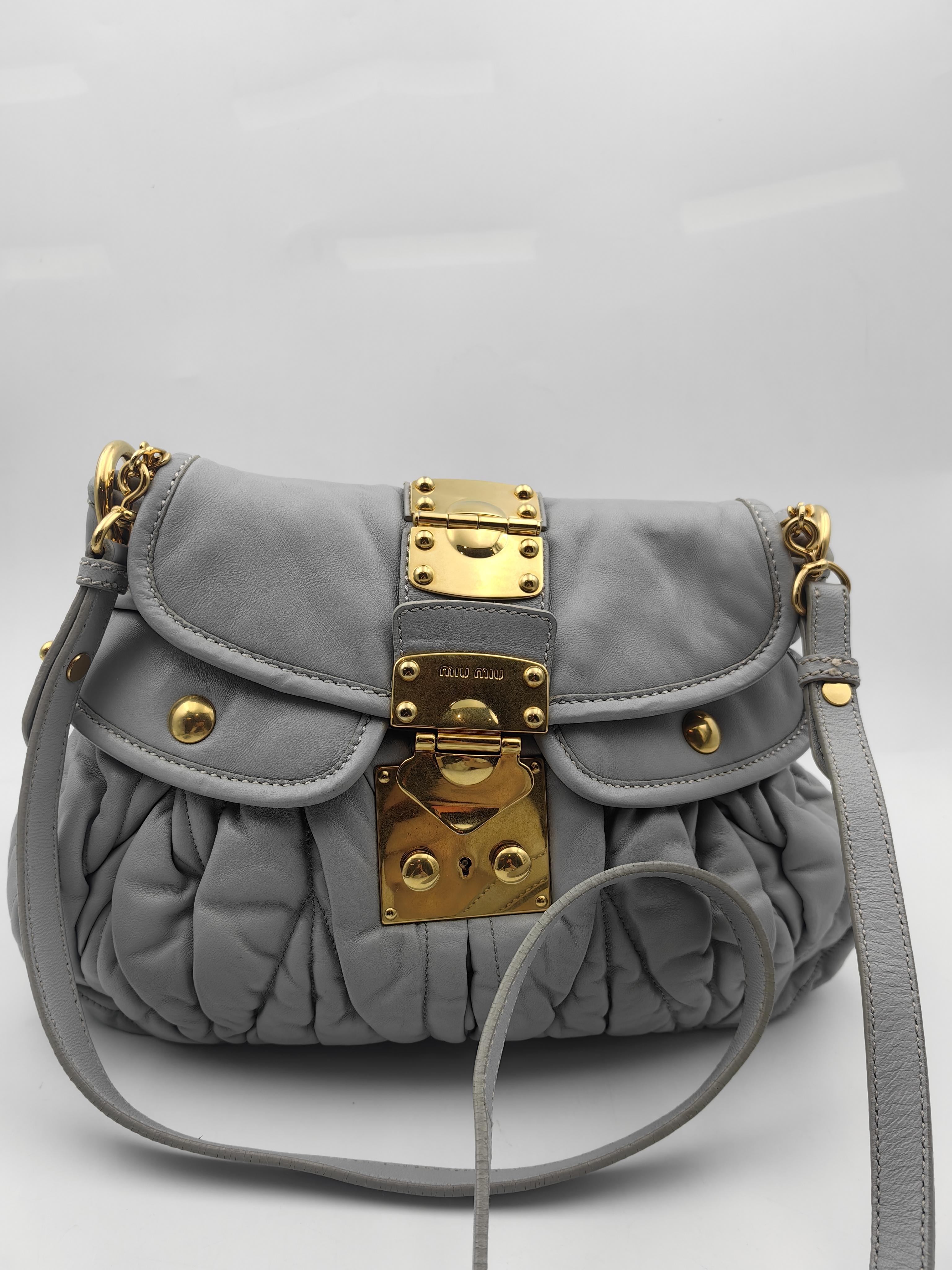 Miu Miu Gray Satchel