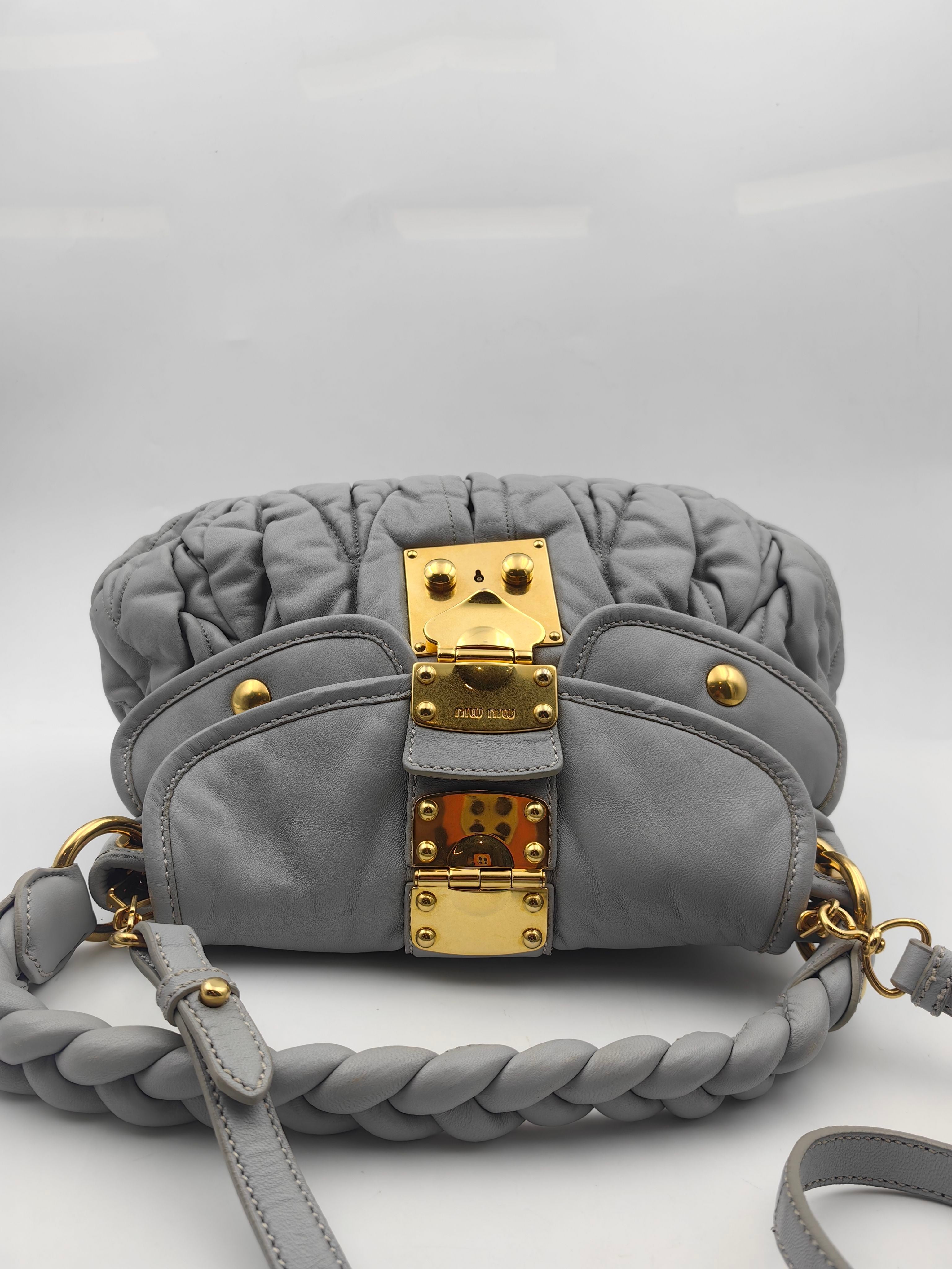 Miu Miu Gray Satchel