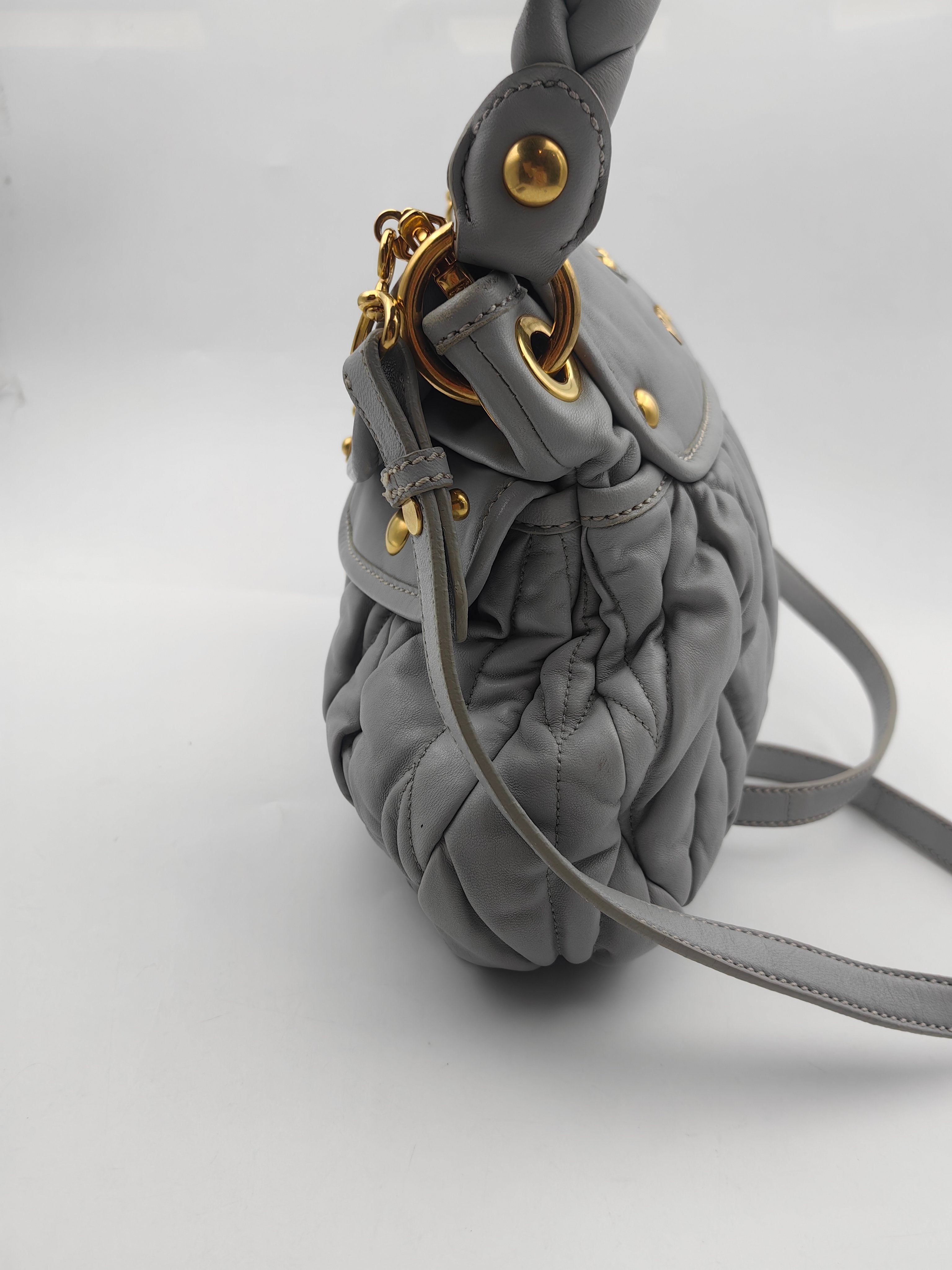 Miu Miu Gray Satchel