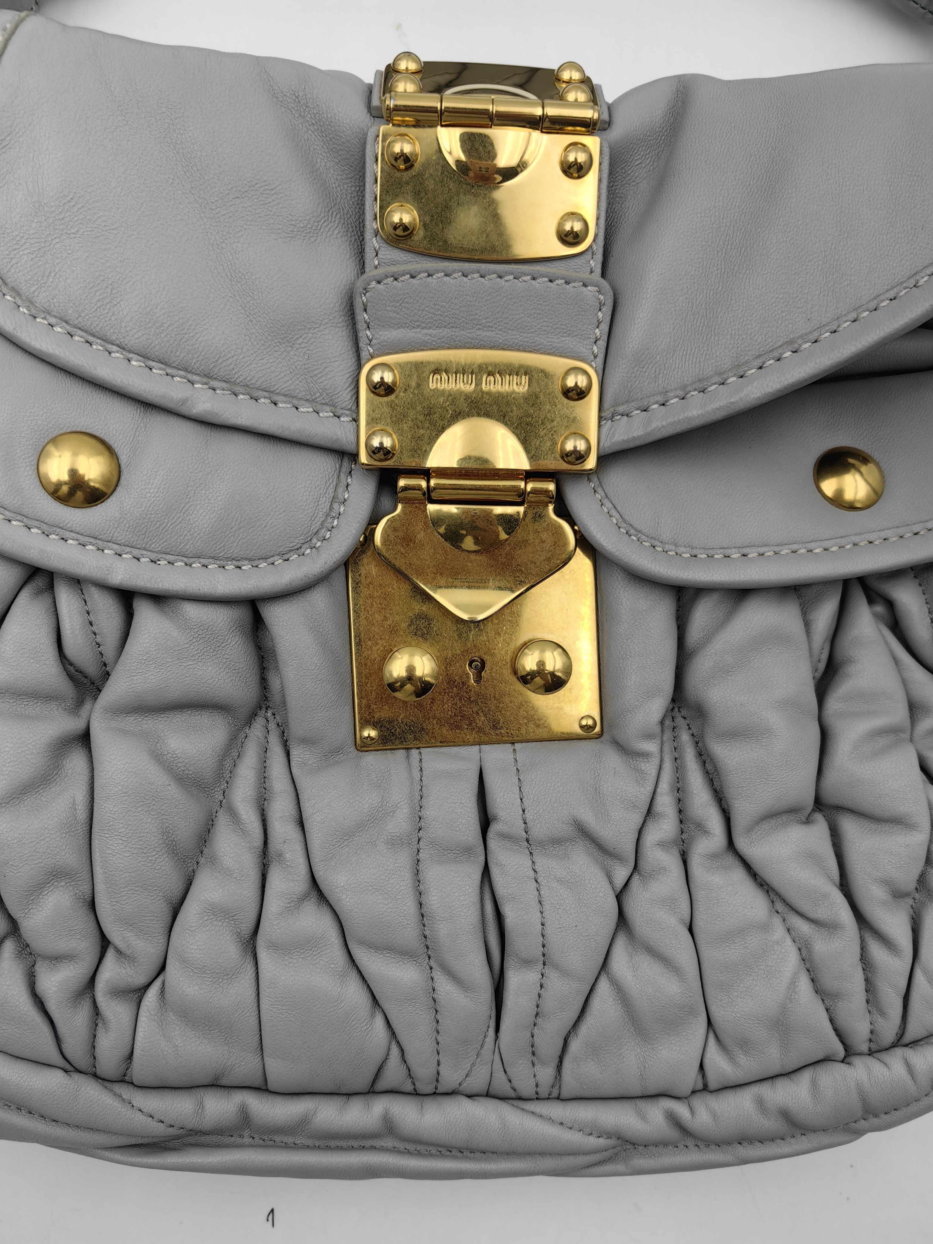 Miu Miu Gray Satchel