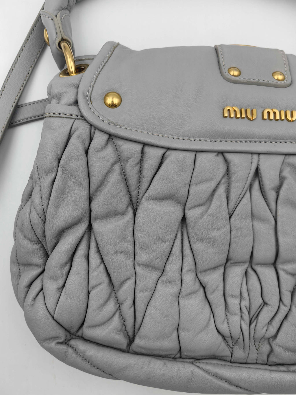 Miu Miu Gray Satchel