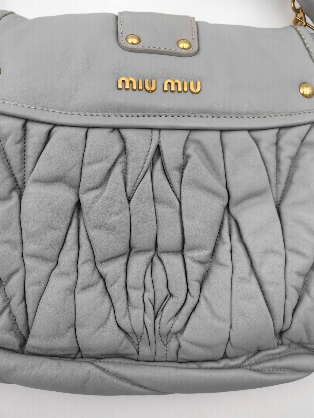 Miu Miu Gray Satchel