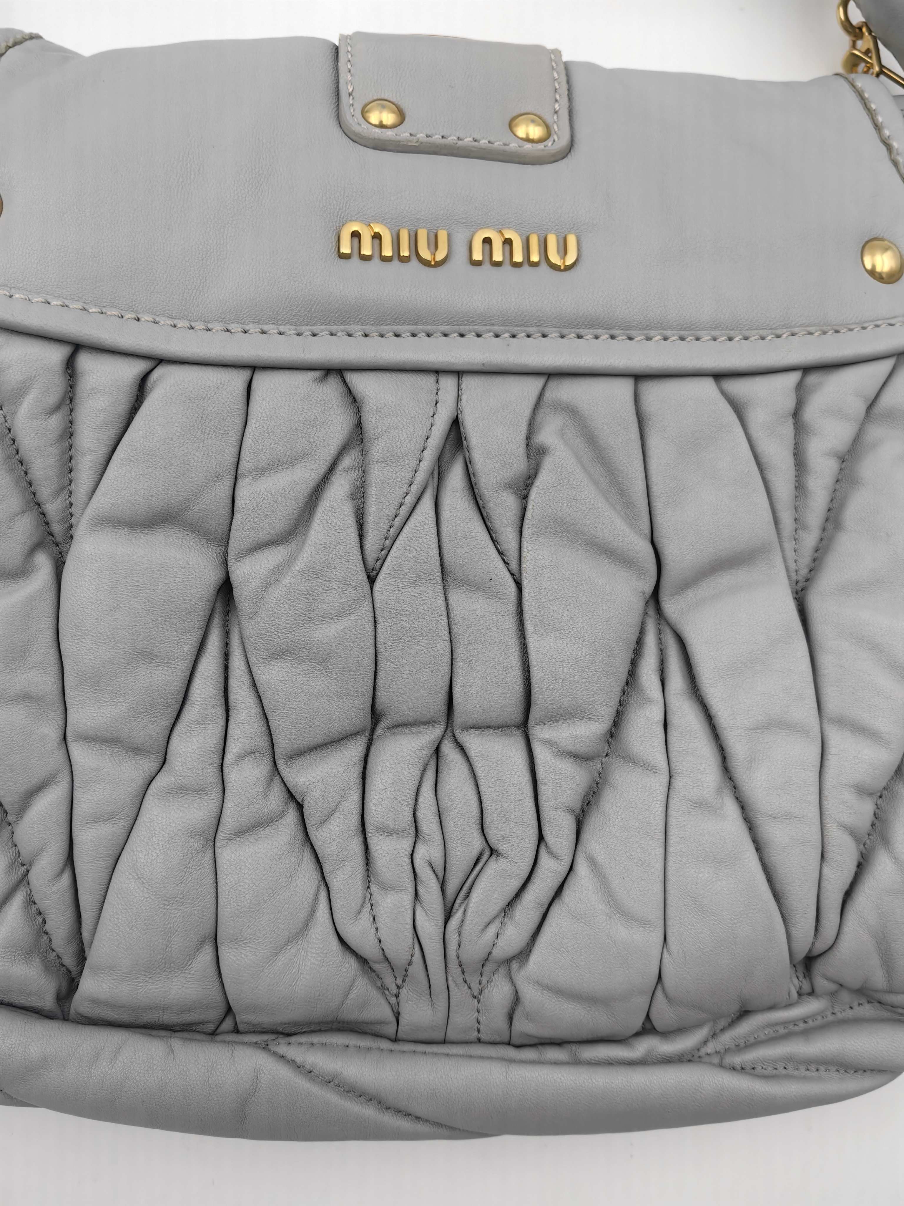 Miu Miu Gray Satchel