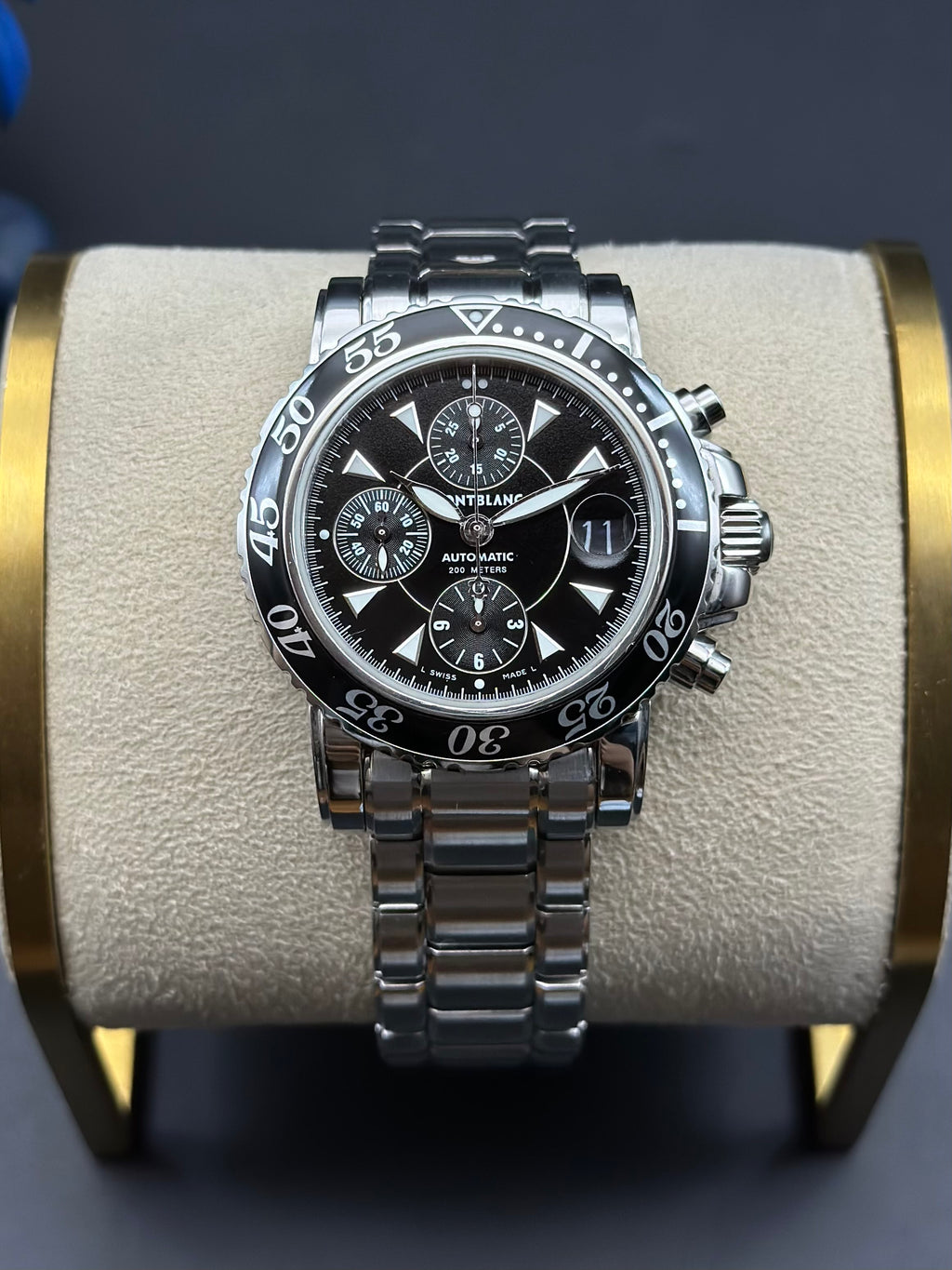 Montblanc Black Automatic (self-winding) watch