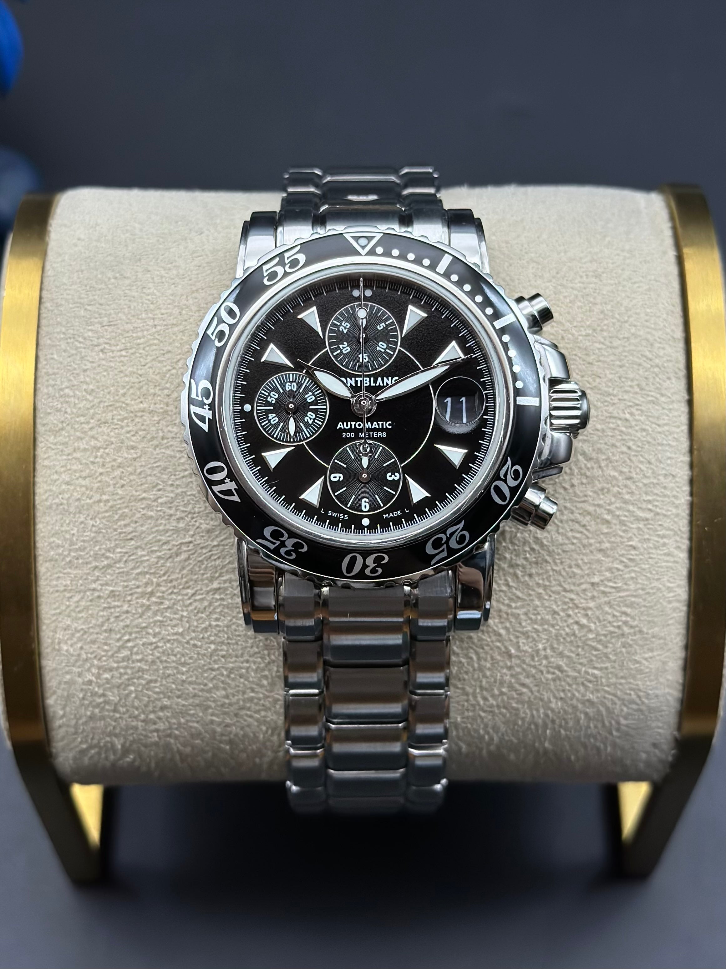 Montblanc Black Automatic (self-winding) watch