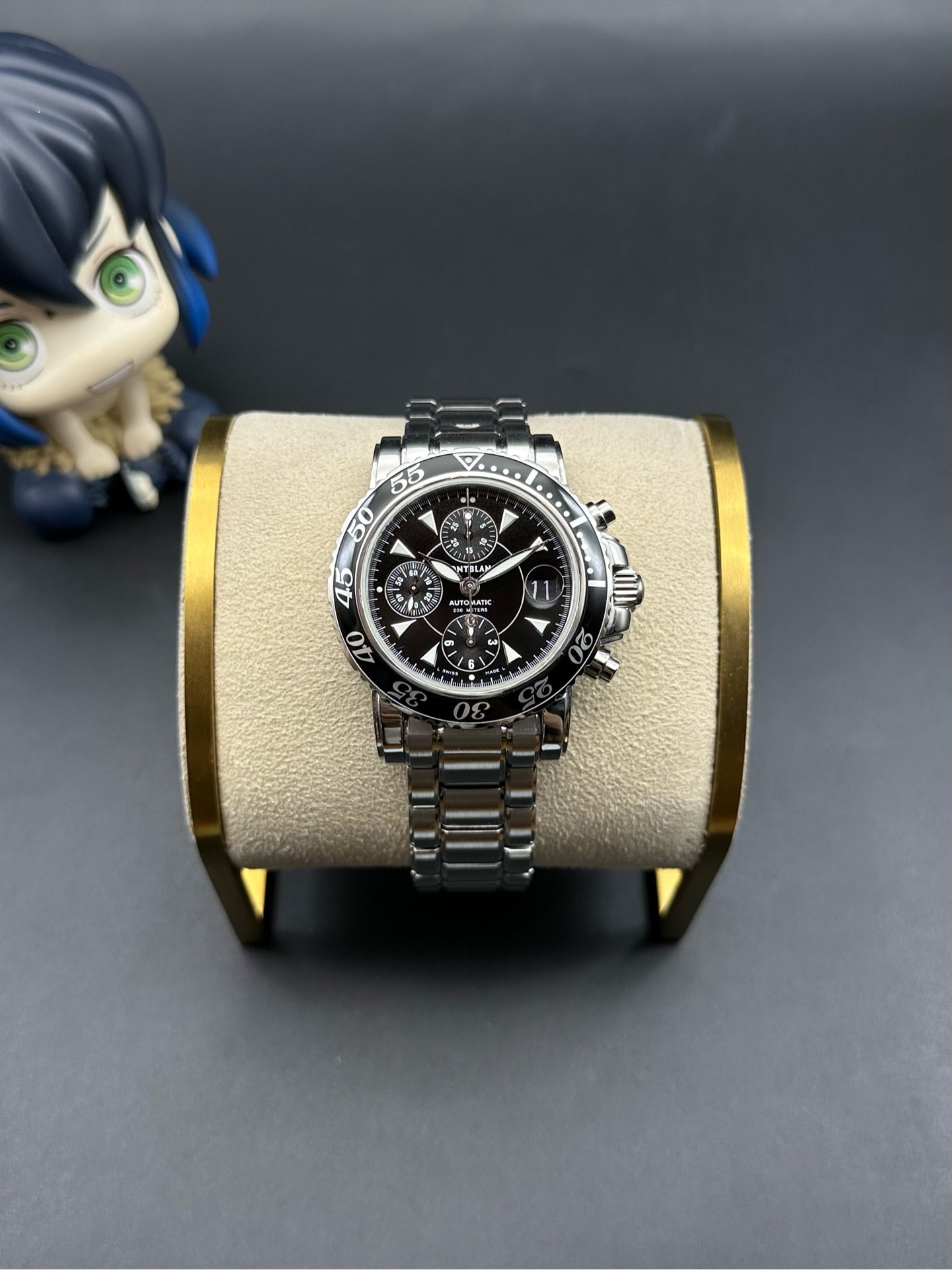 Montblanc Black Automatic (self-winding) watch