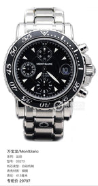 Montblanc Black Automatic (self-winding) watch