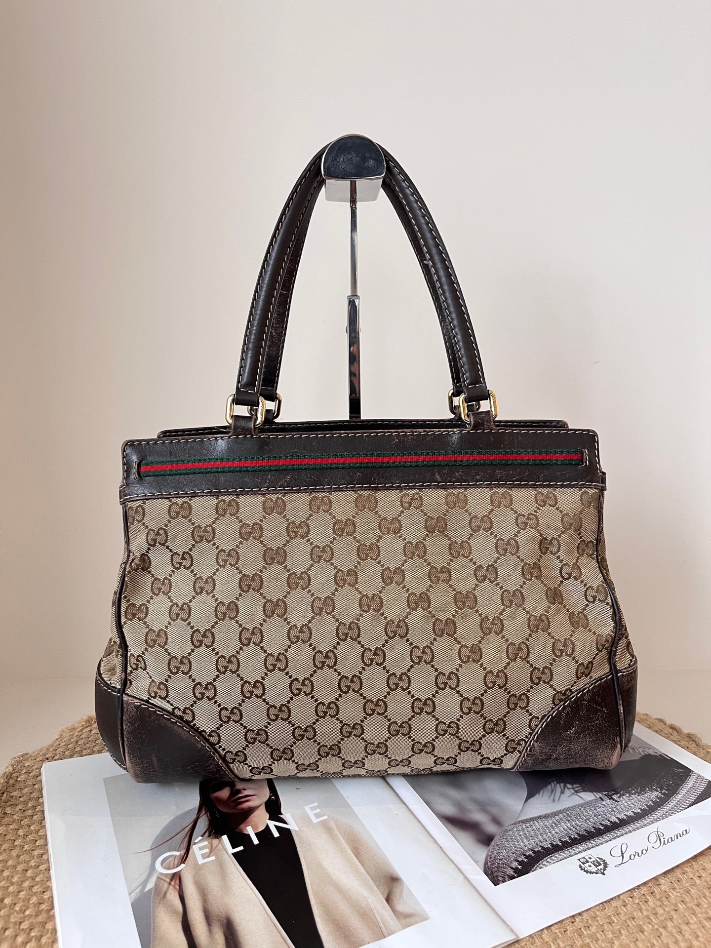 Gucci Leather Satchel