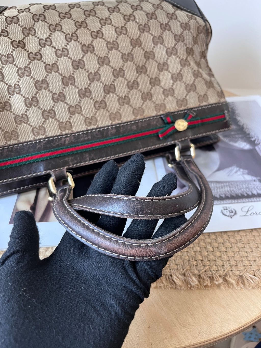 Gucci Leather Satchel