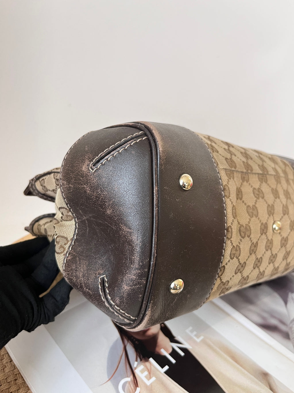 Gucci Leather Satchel