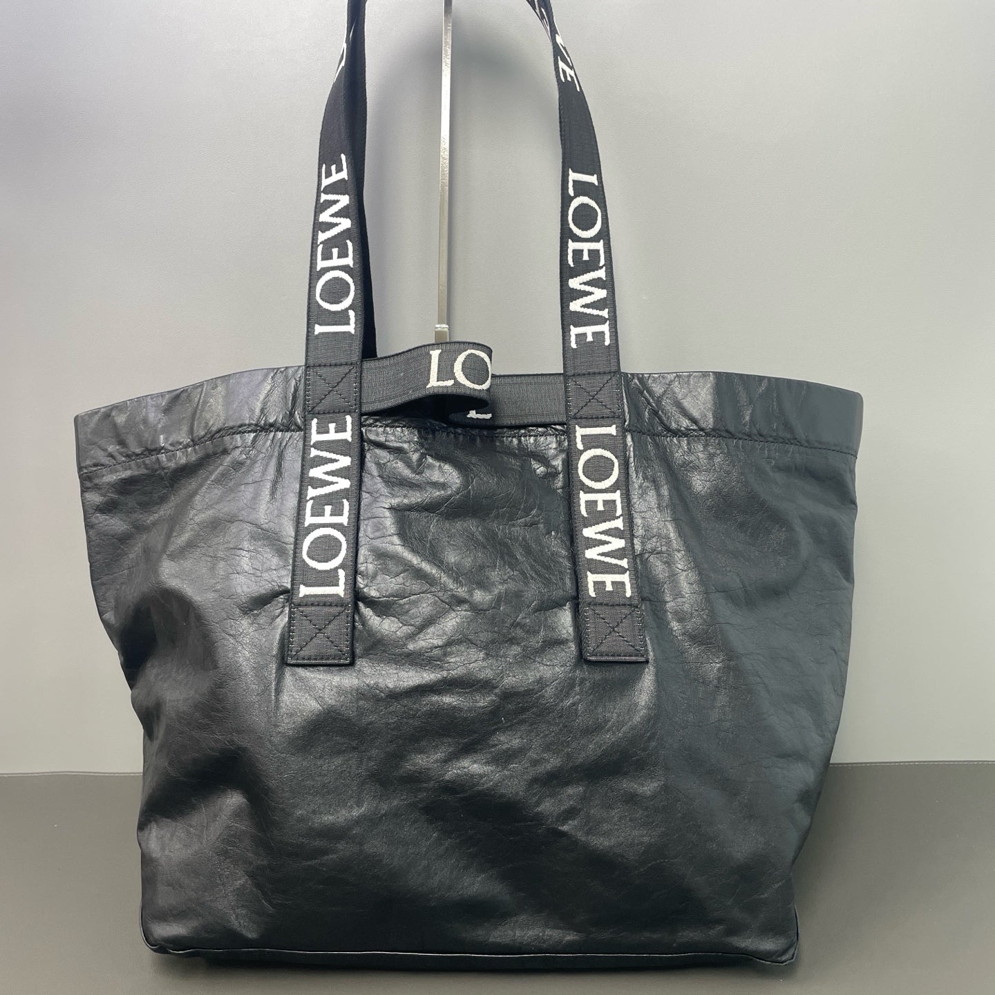 Loewe Leather Black Tote