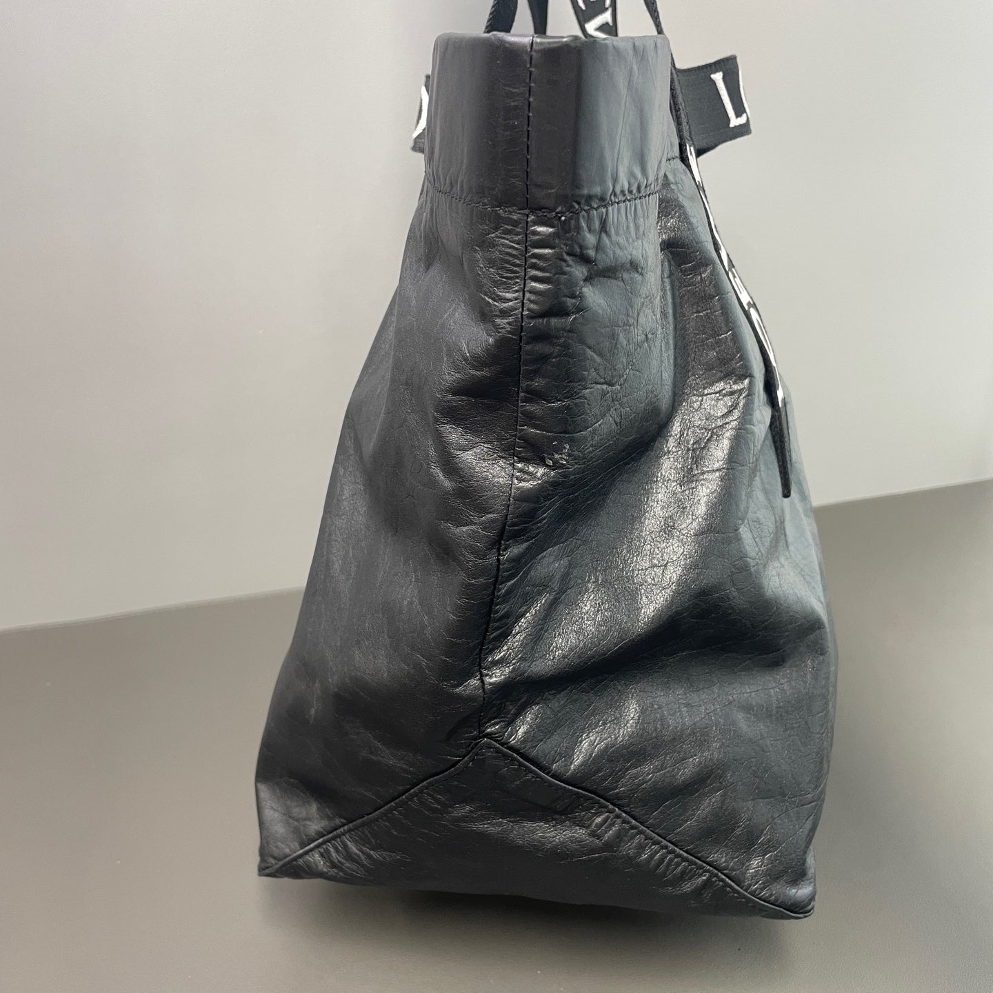 Loewe Leather Black Tote