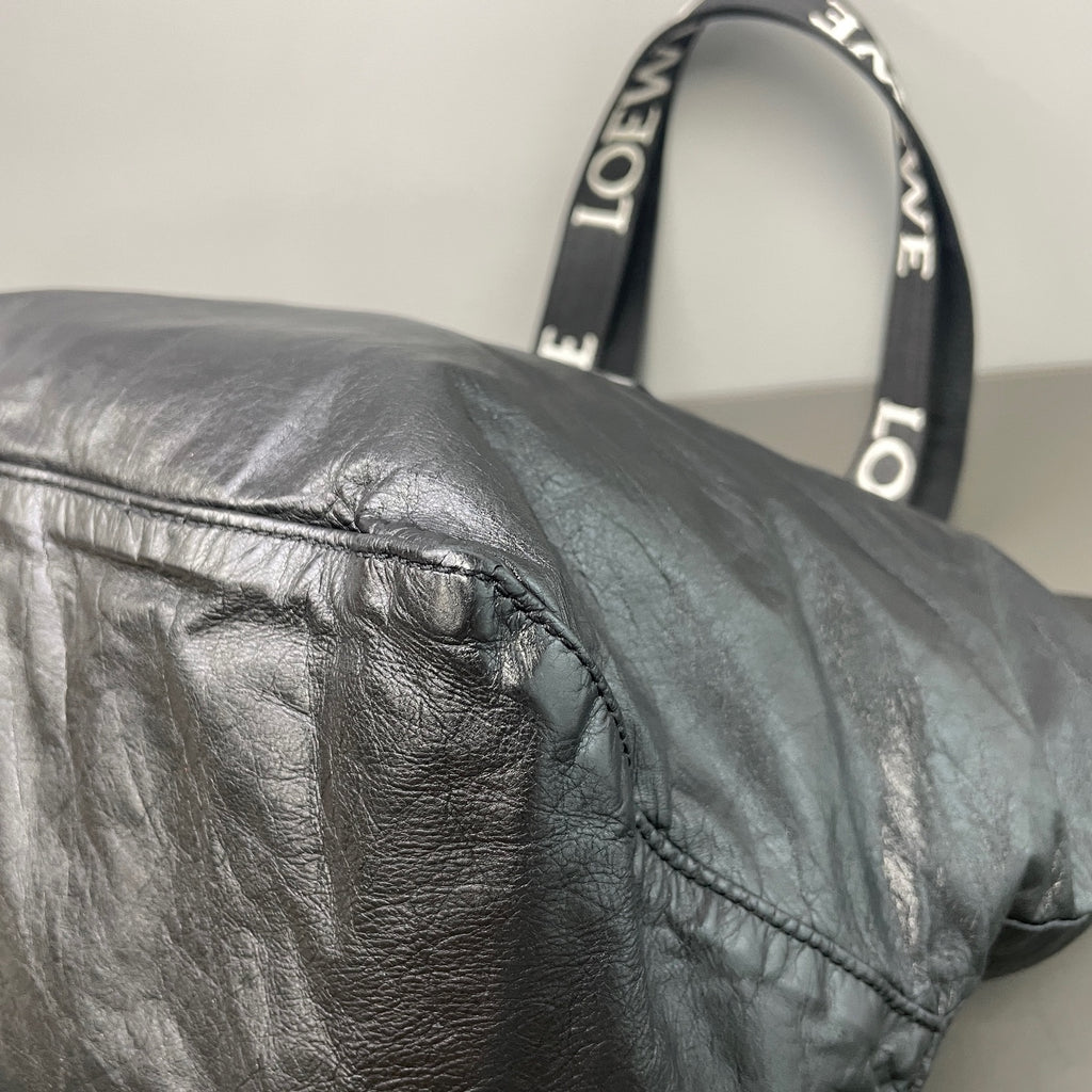 Loewe Leather Black Tote