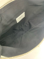 Dior Leather White Saddle Bag