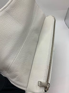 Dior Leather White Saddle Bag