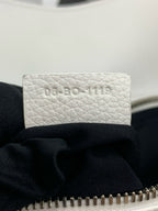 Dior Leather White Saddle Bag