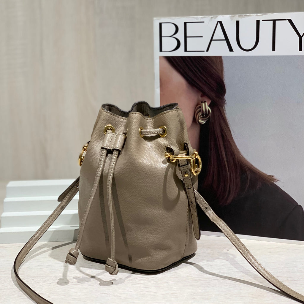 Fendi Handbag Bucket & Drawstring Bag 12 x 18 x 10 8BS010A18BF0E65