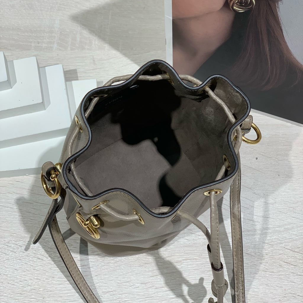 Fendi Handbag Bucket & Drawstring Bag 12 x 18 x 10 8BS010A18BF0E65