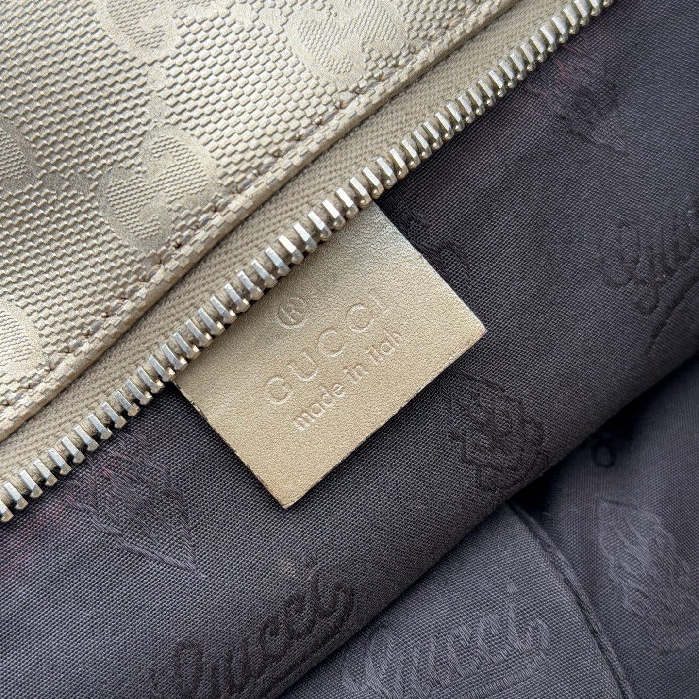 Gucci Gold Tote
