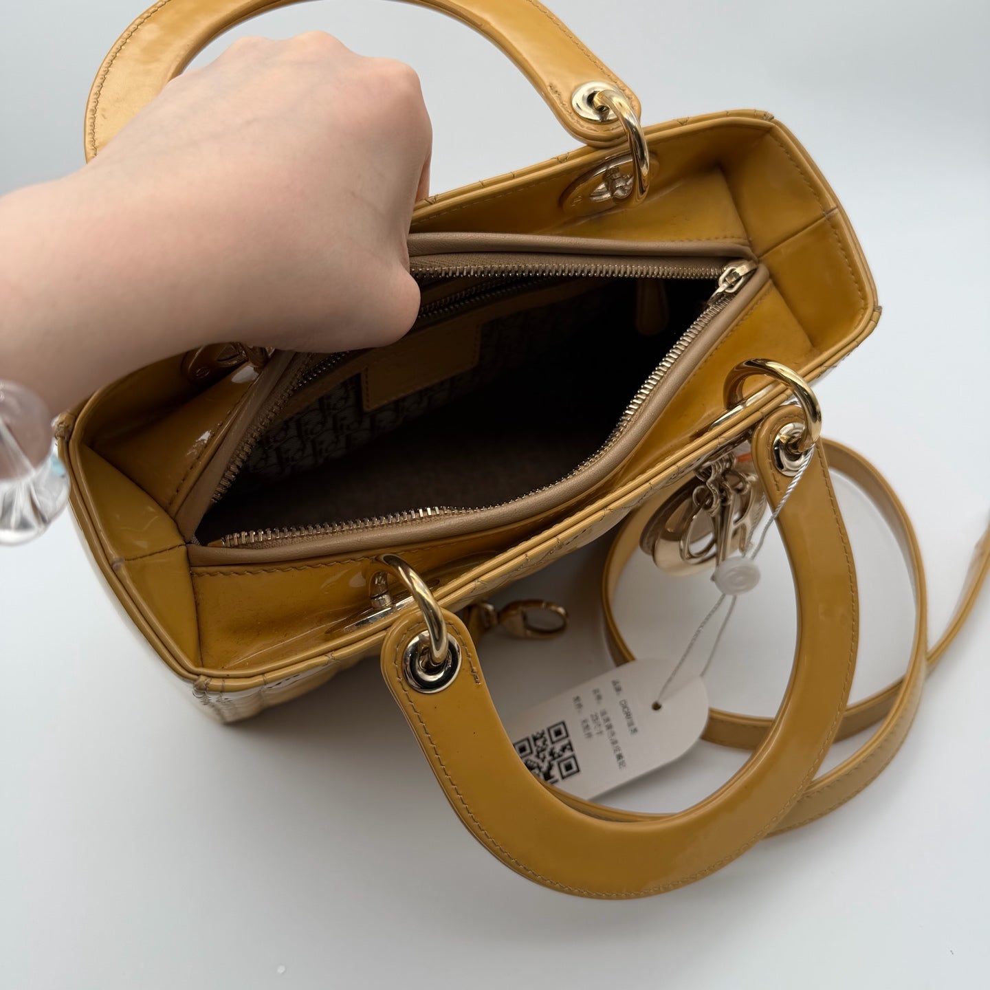 Dior Yellow Crossbody