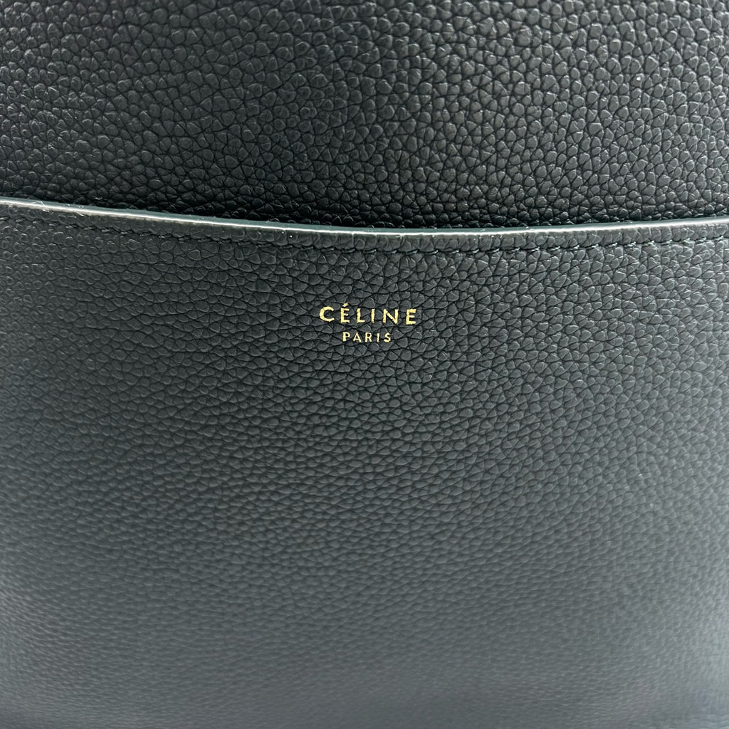 Celine Green Bucket & Drawstring Bag