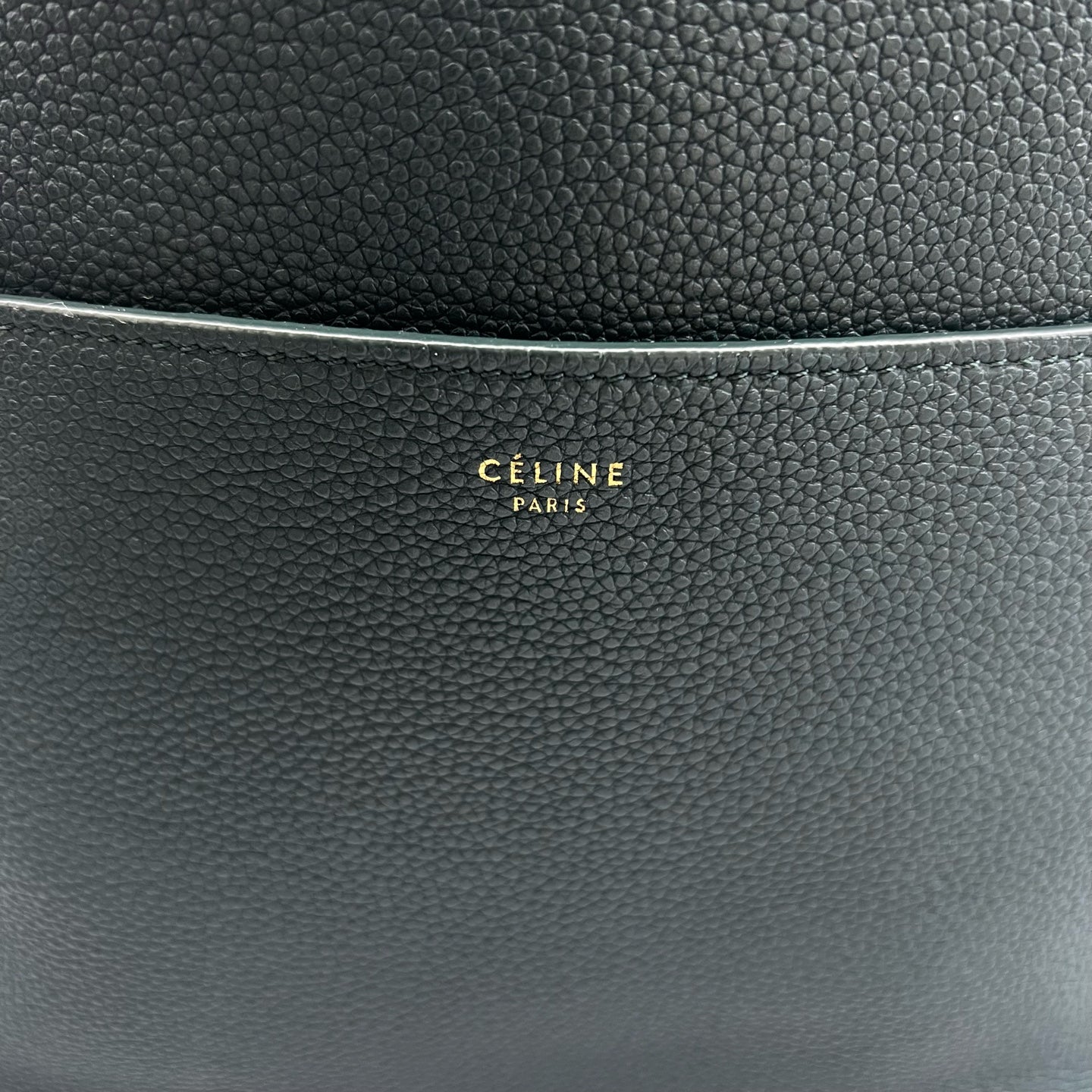 Celine Green Bucket & Drawstring Bag