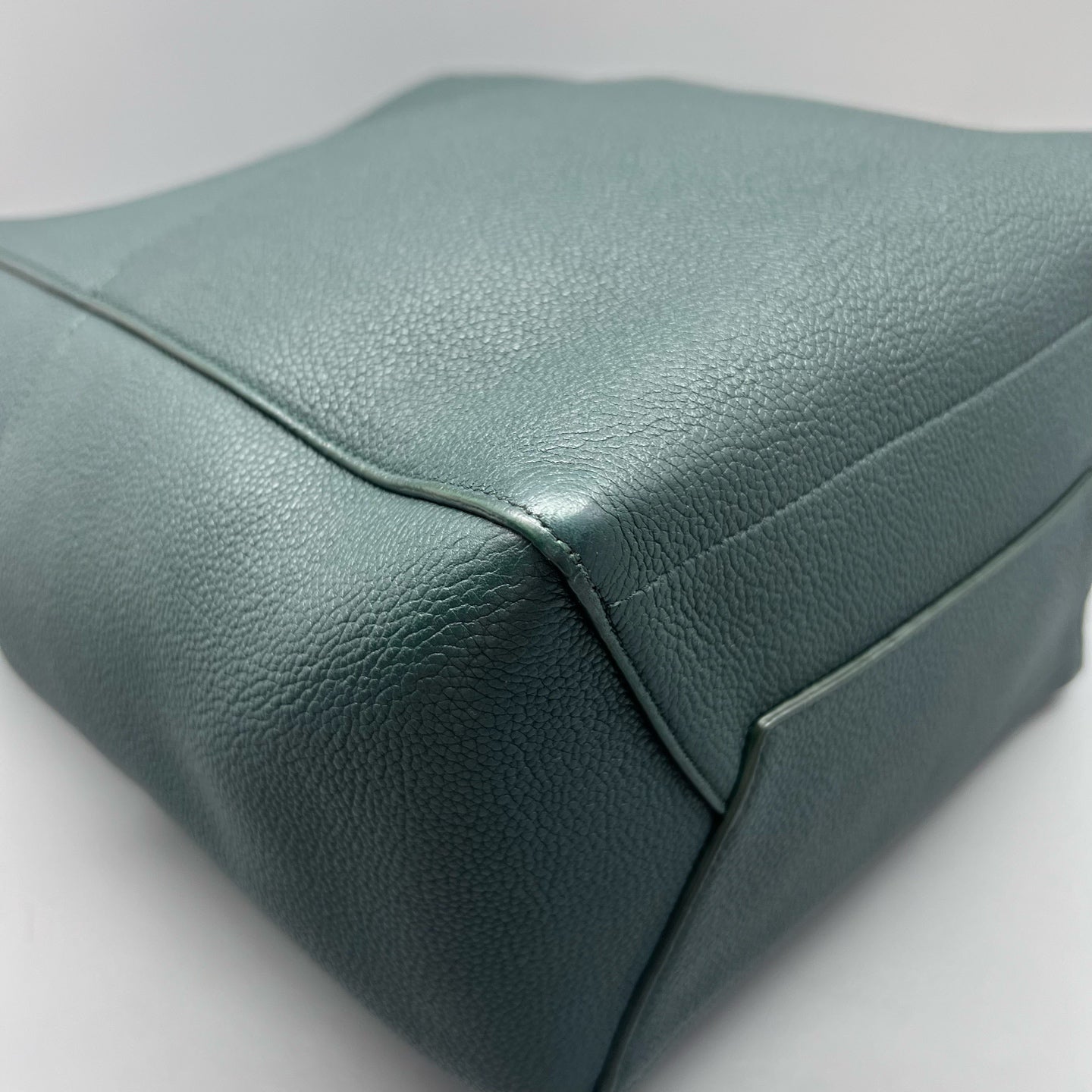 Celine Green Bucket & Drawstring Bag