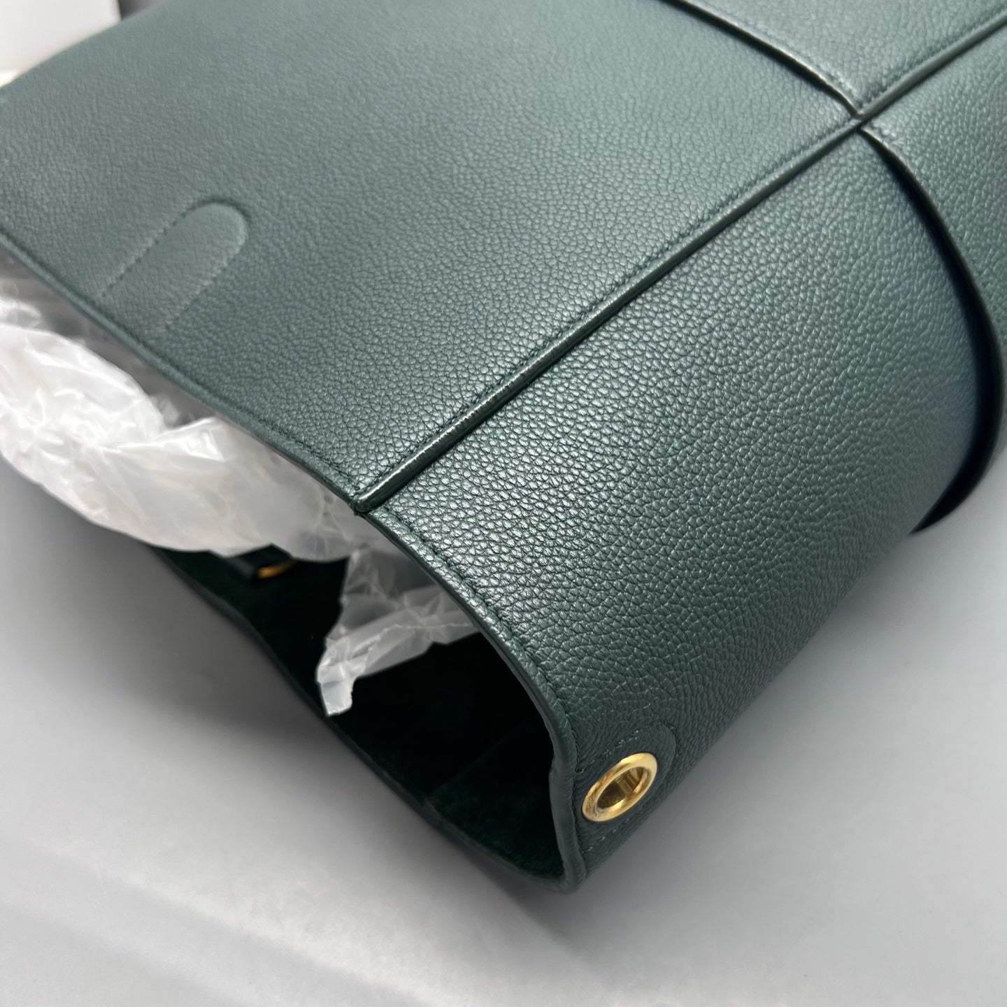 Celine Green Bucket & Drawstring Bag