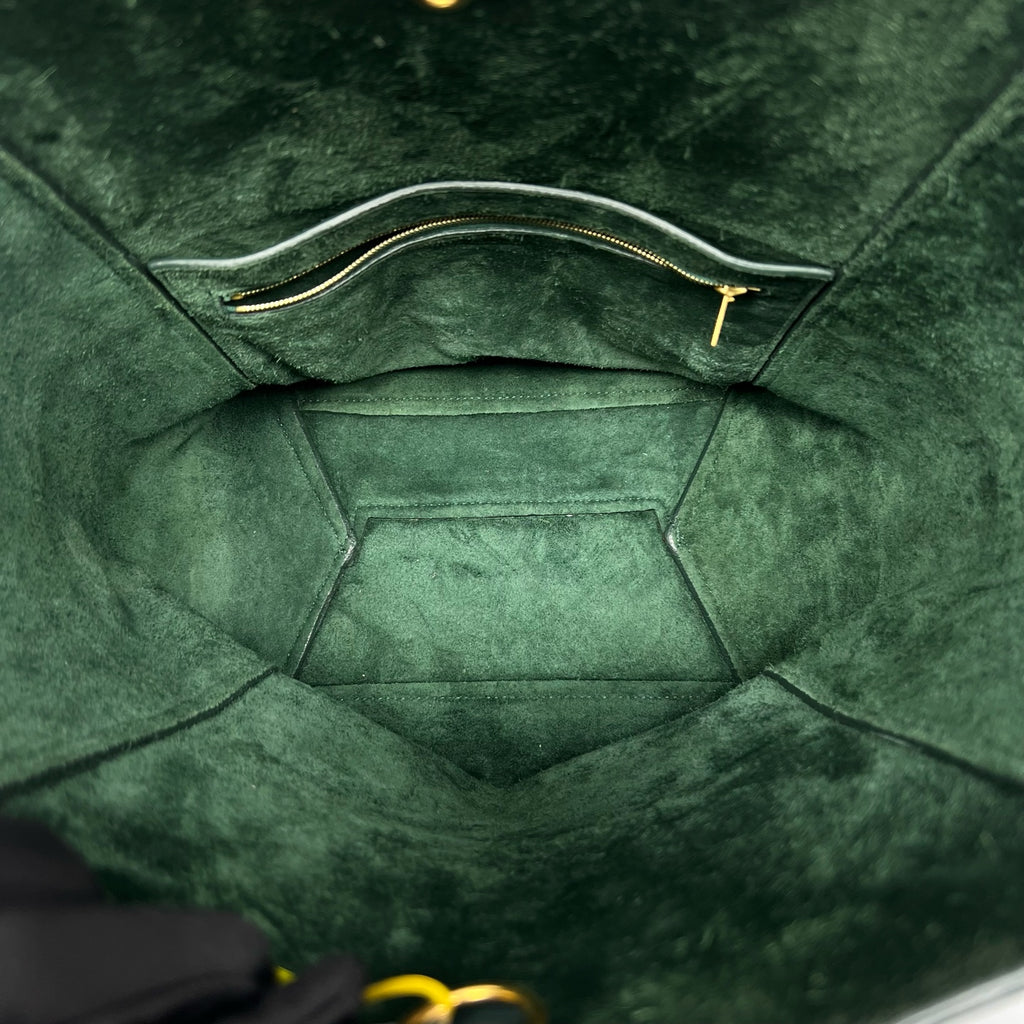 Celine Green Bucket & Drawstring Bag