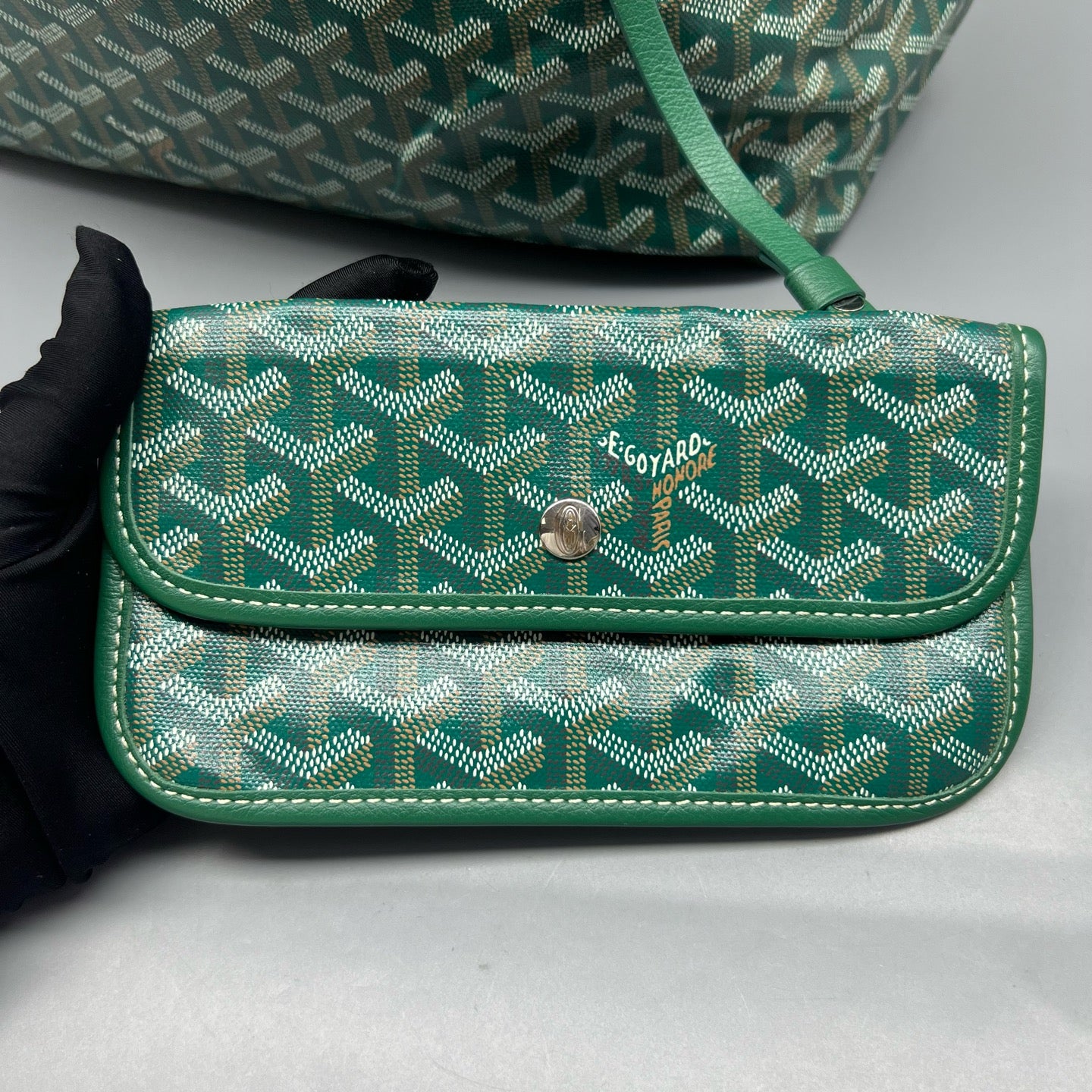 Goyard Green Tote