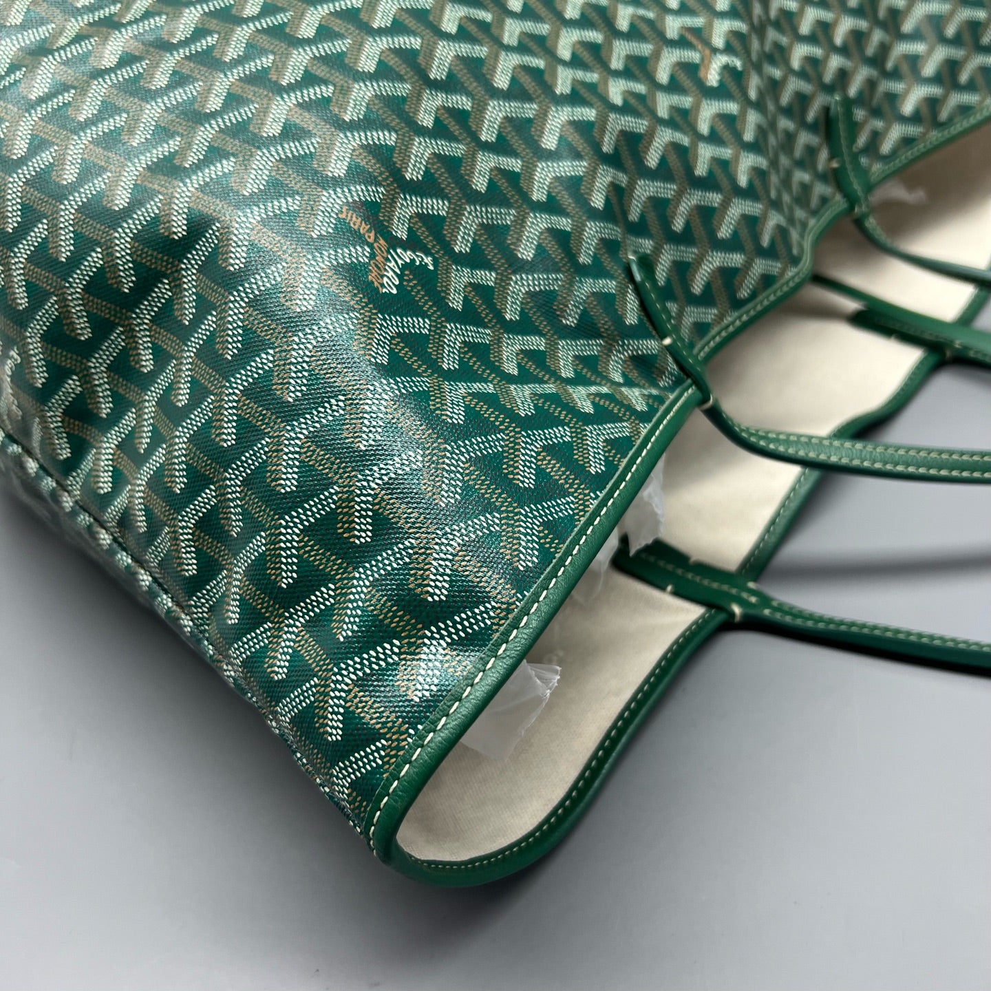 Goyard Green Tote