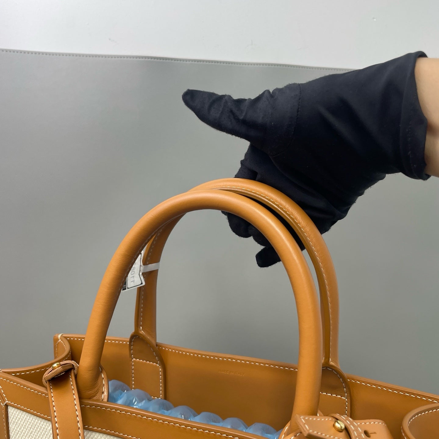 Celine Canvas Brown Shoulder Bag