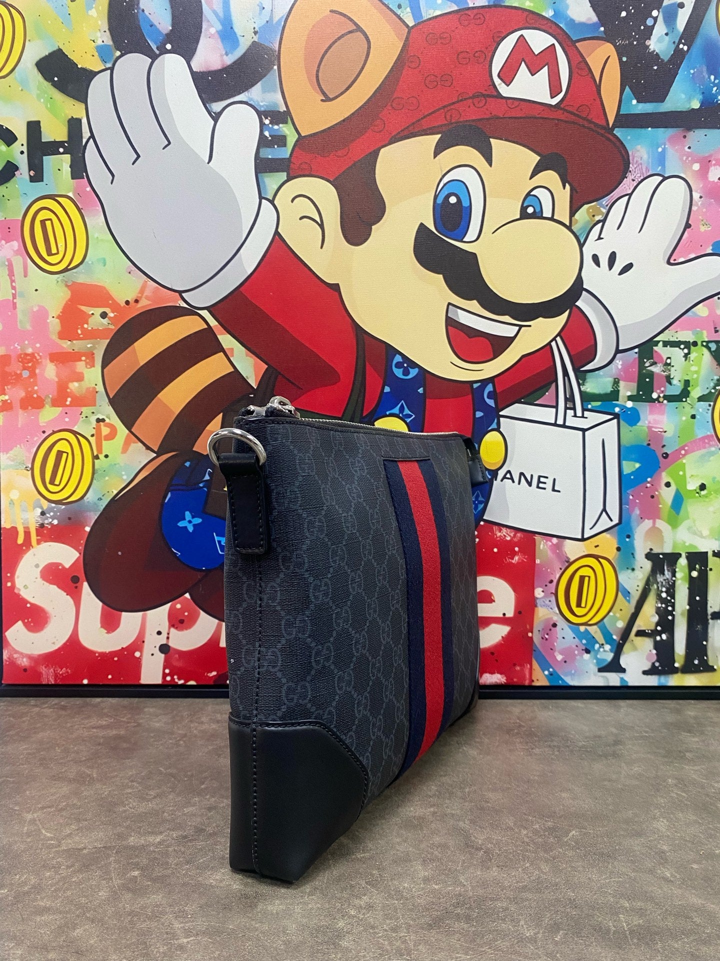 Gucci Canvas Black Clutch