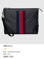 Gucci Canvas Black Clutch