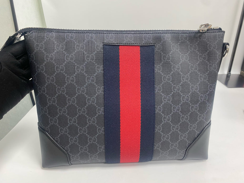Gucci Canvas Black Clutch