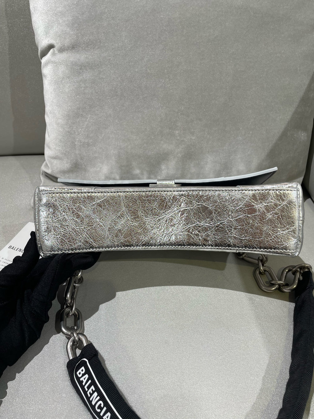 Balenciaga Silver Shoulder Bag