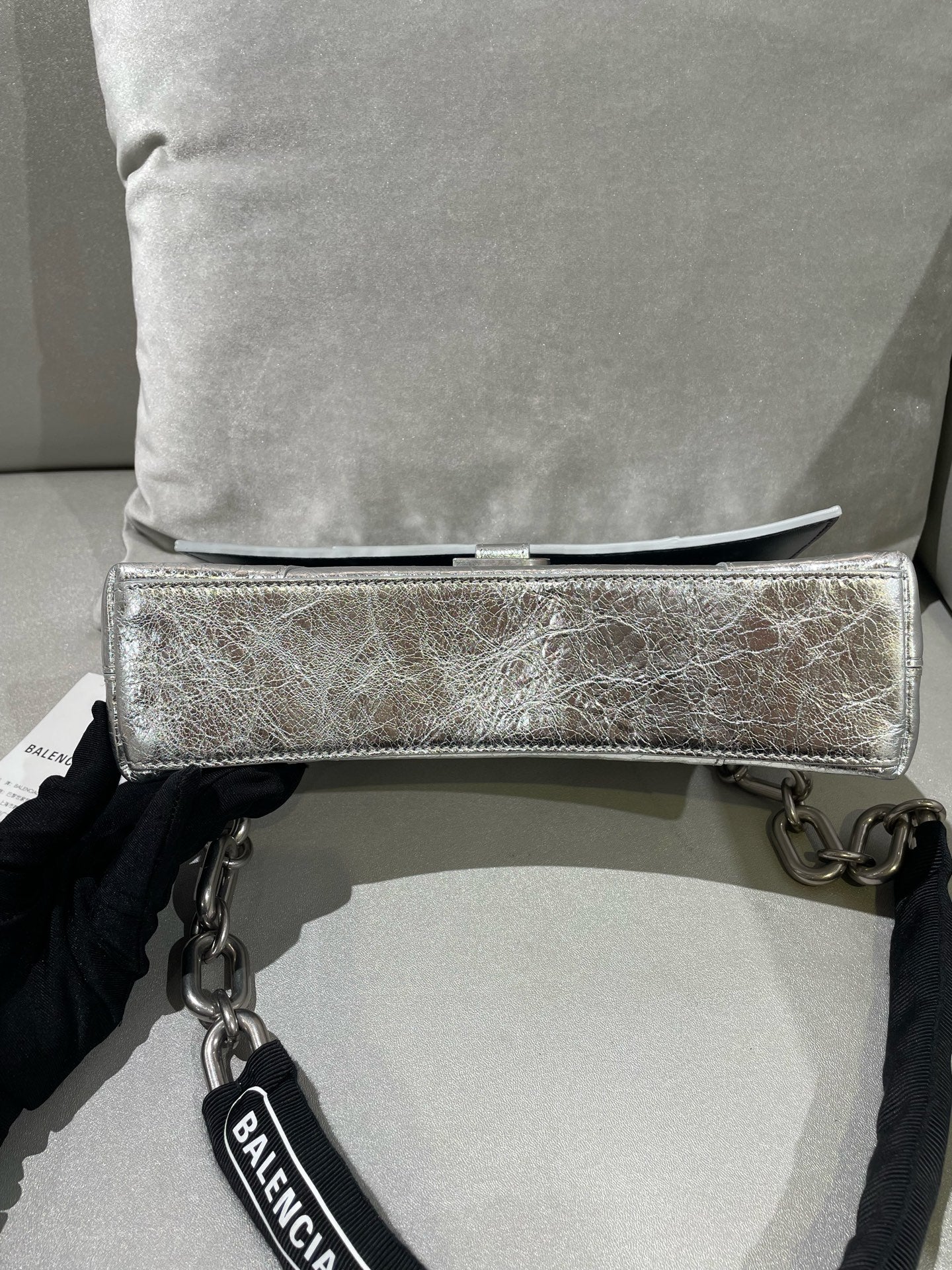Balenciaga Silver Shoulder Bag