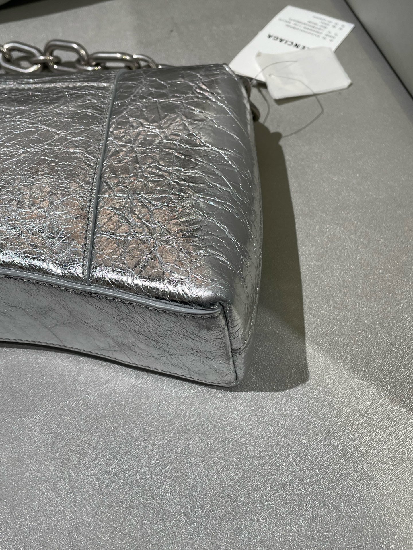Balenciaga Silver Shoulder Bag