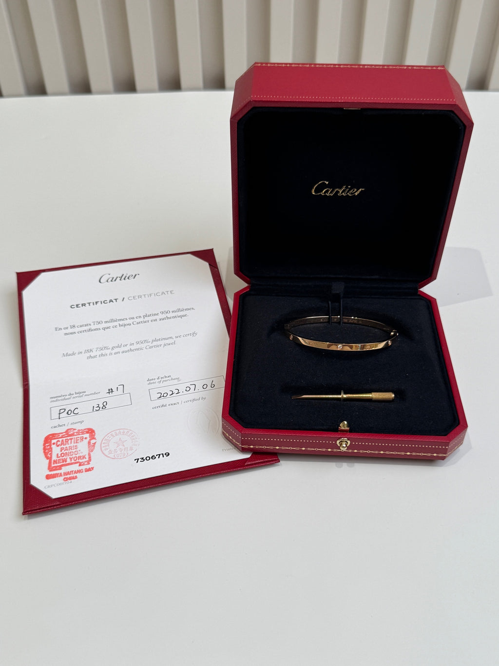 Cartier Rose gold Bangle