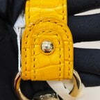 Celine Canvas Yellow Shoulder Bag