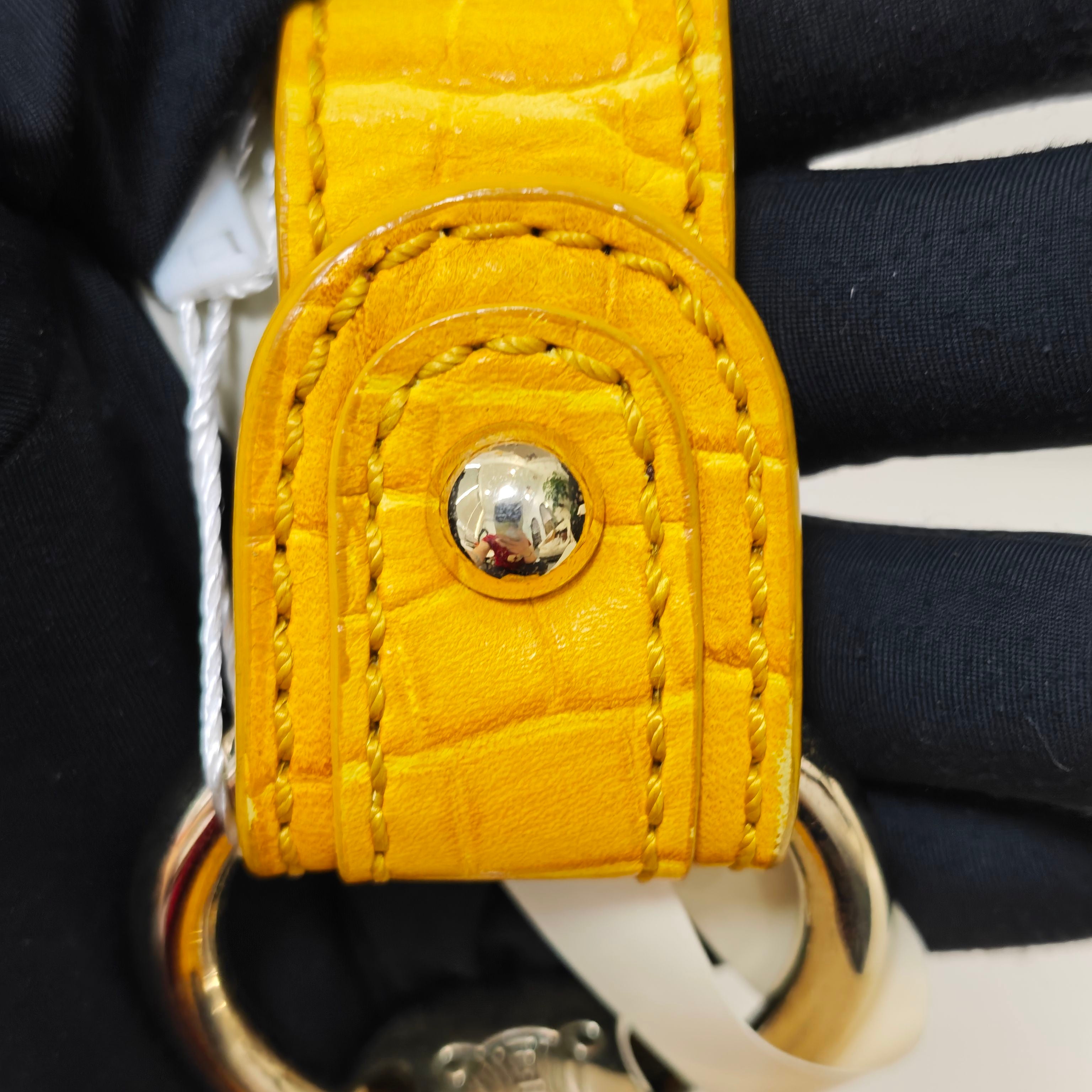 Celine Canvas Yellow Shoulder Bag