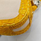 Celine Canvas Yellow Shoulder Bag