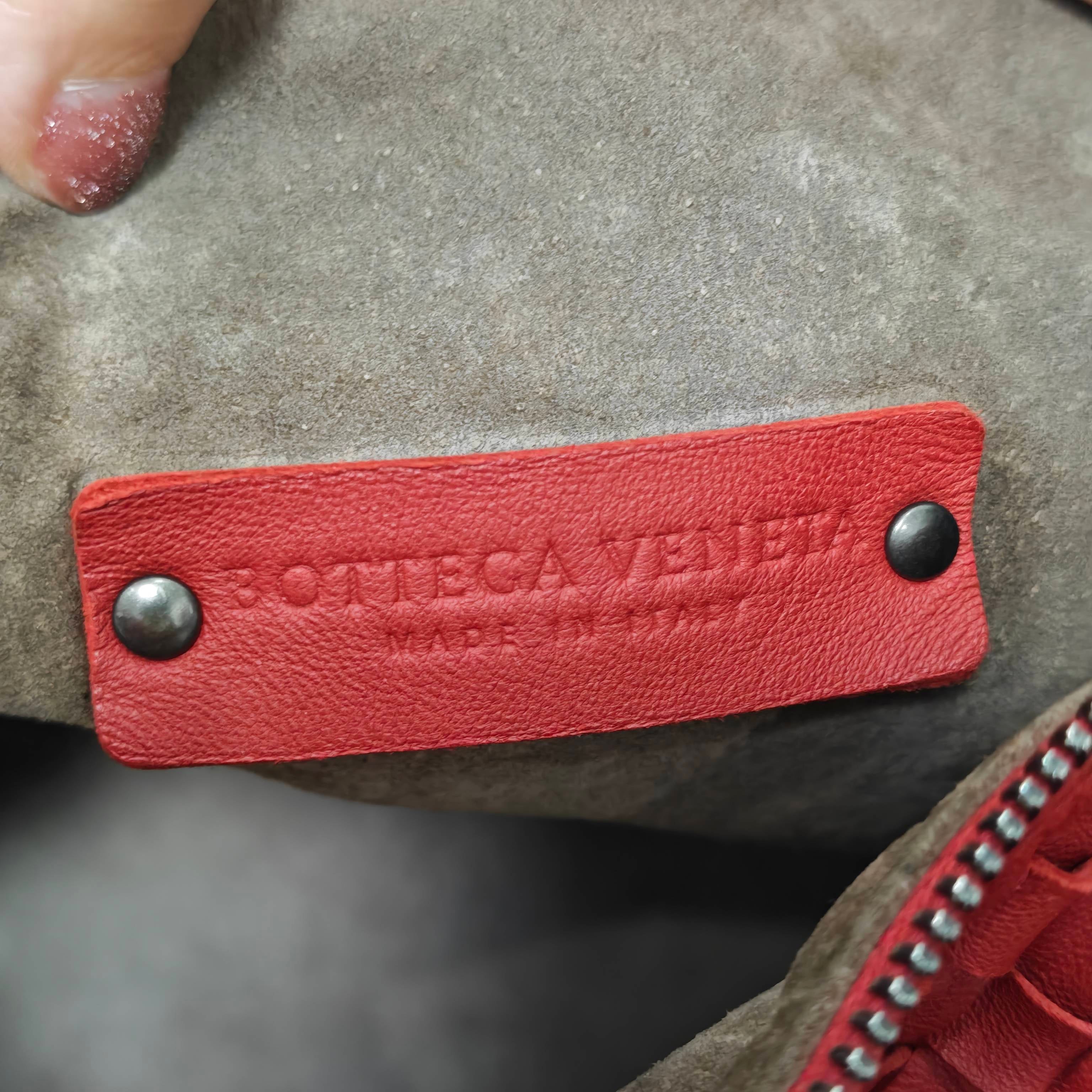 Bottega Veneta Red Shoulder Bag