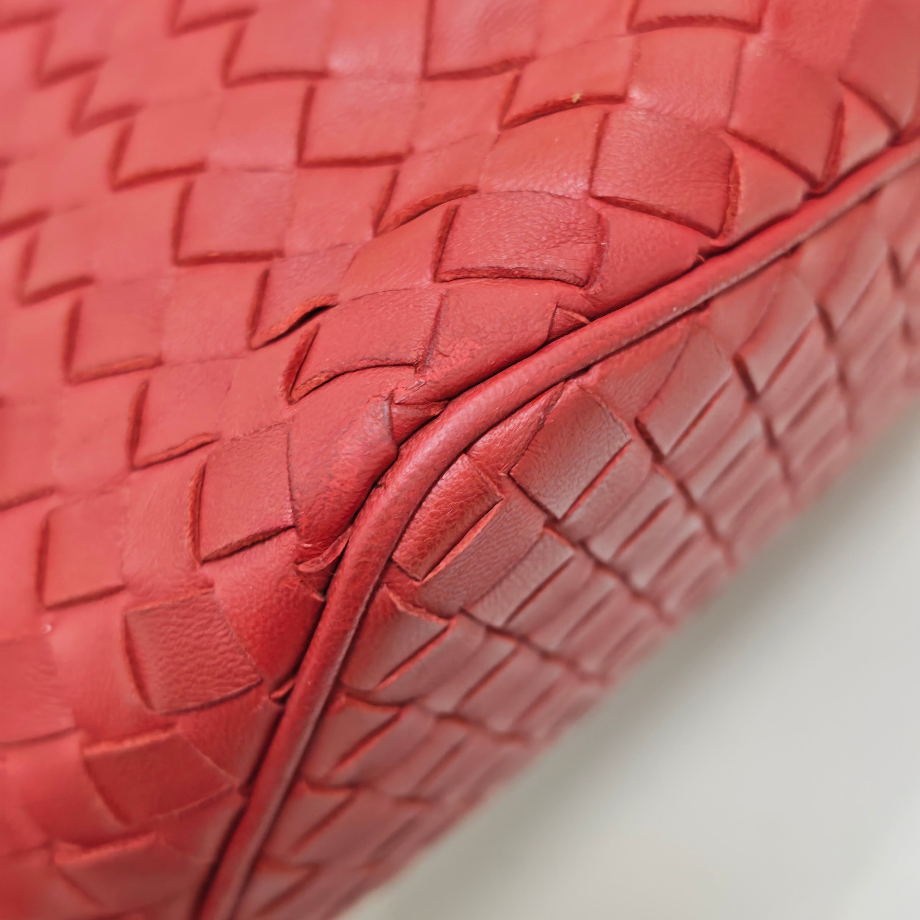 Bottega Veneta Red Shoulder Bag
