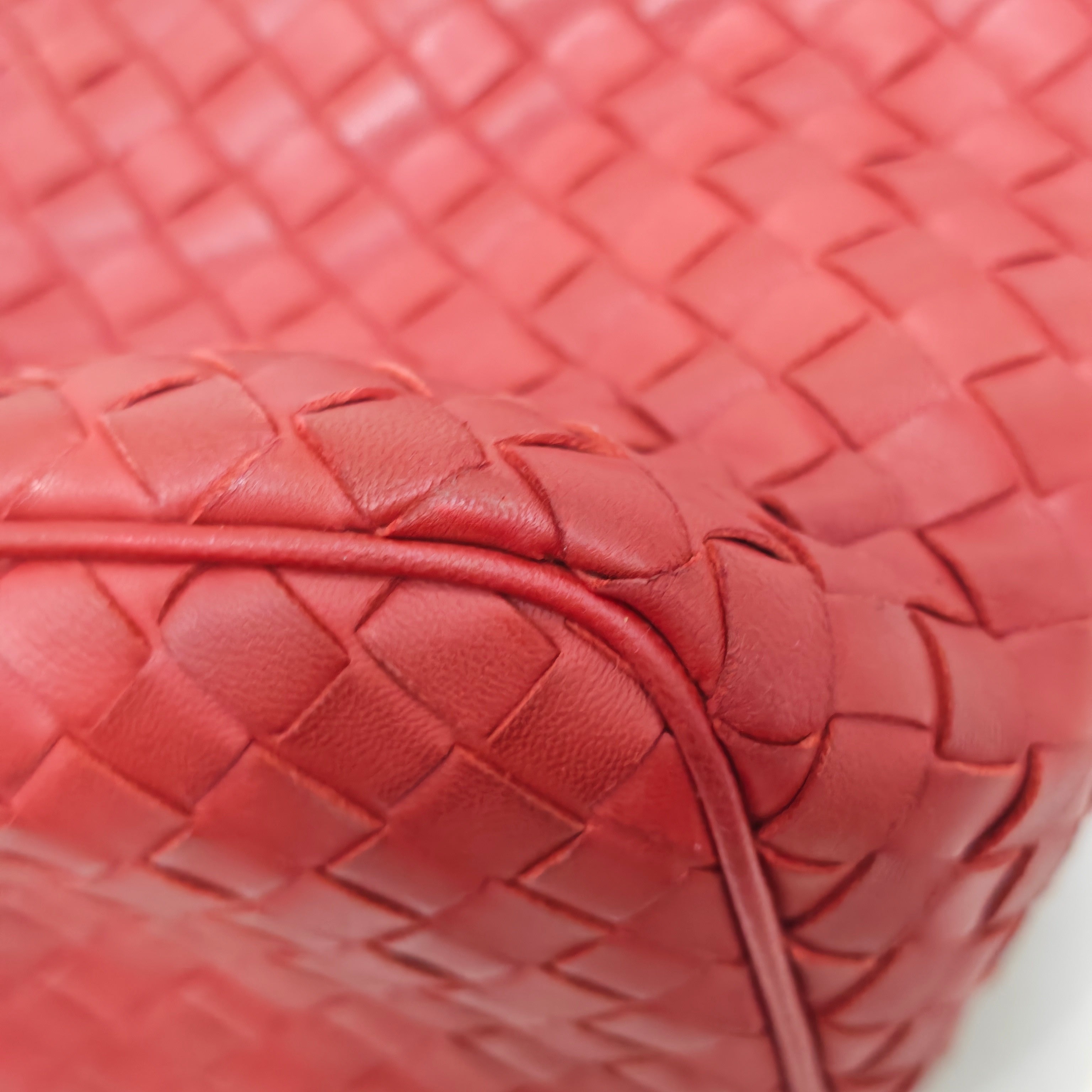 Bottega Veneta Red Shoulder Bag