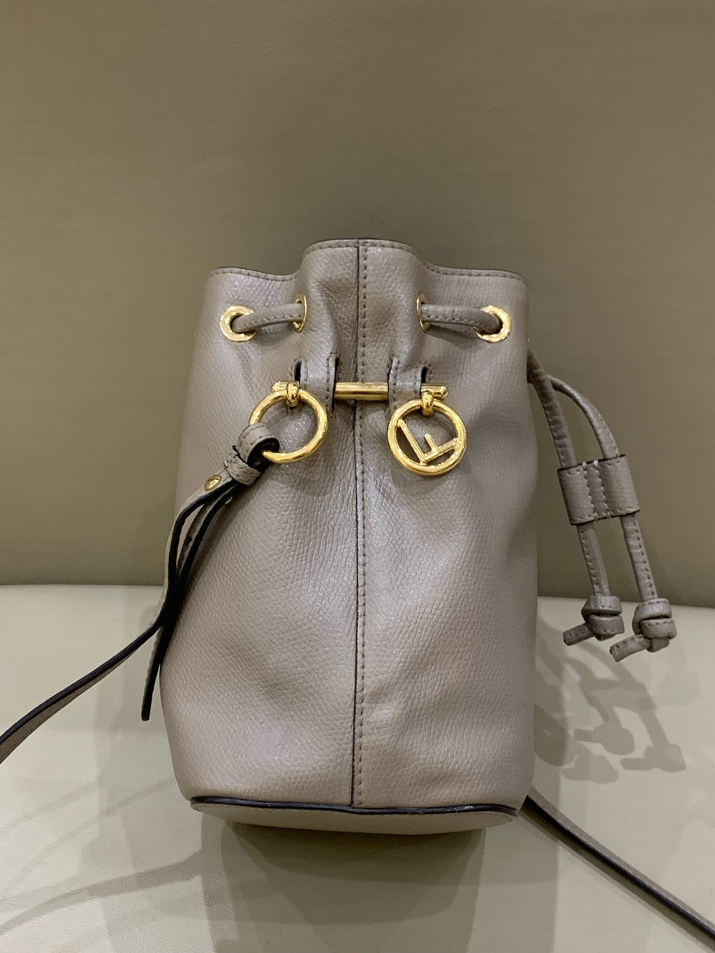 Fendi Handbag Bucket & Drawstring Bag 12 x 18 x 10 8BS010A18BF0E65