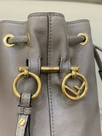 Fendi Handbag Bucket & Drawstring Bag 12 x 18 x 10 8BS010A18BF0E65