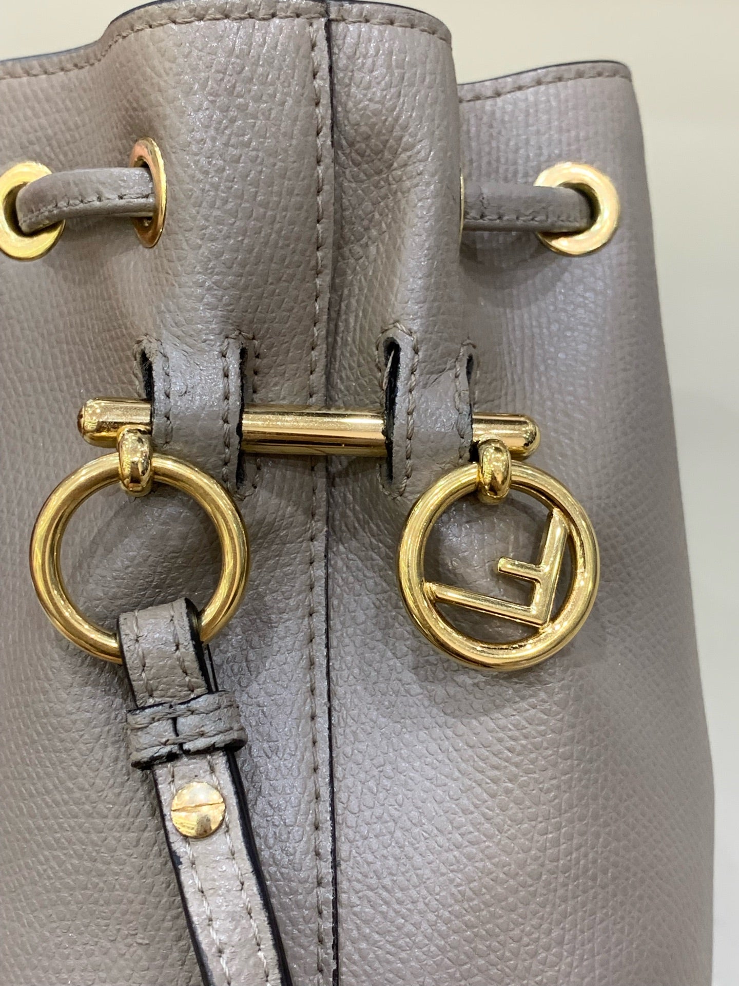 Fendi Handbag Bucket & Drawstring Bag 12 x 18 x 10 8BS010A18BF0E65