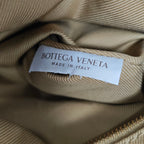 Bottega Veneta Alcantara Brown Satchel